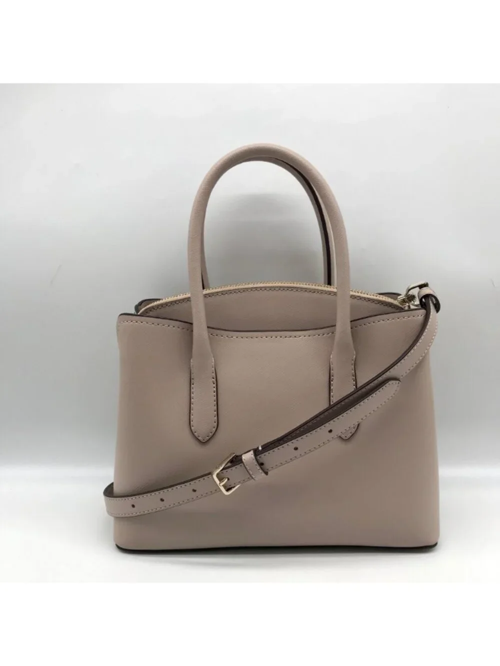 Kate Spade Warm Beige Saffiano Leather Medium Rory Satchel